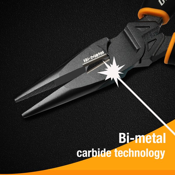 Prime-Line 8 in. Long Nose Pliers Single Pack - DT66002