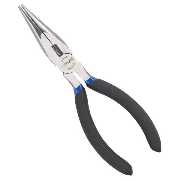 Vulcan Plier, 6-1/4 in OAL, 1.6 mm Cutting Capacity, 4.7 cm Jaw Opening, Black Handle, 3/4 in W Jaw, 2 in L Jaw - PC920-34