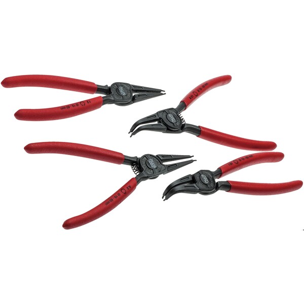 Nws Set of Circlip Pliers, 4 pcs 2 Internal, 2 External, Sise 19 mm-60 mm - 792