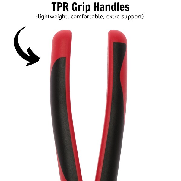 Teng Tools 8" TPR Grip Heavy Duty Mega Bite Side Cutting Pliers - - MB442-8T
