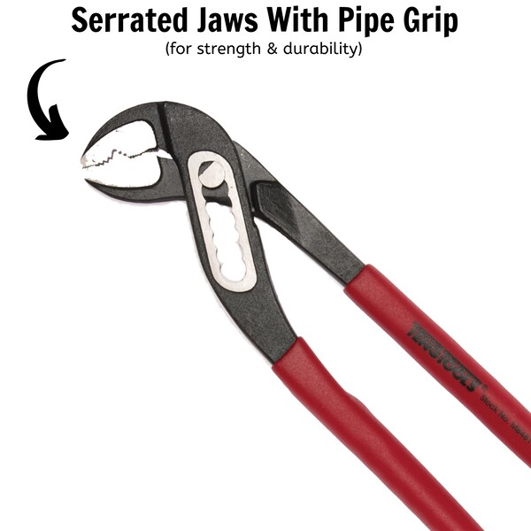 Teng Tools 7" Mega Bite Vinyl Grip Water Pump Pliers - MB481-7 - MB481-7