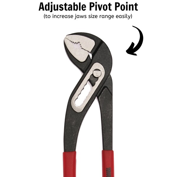 Teng Tools 10" Vinyl Grip Slip Joint / Water Pump Pliers - MB481-1 - MB481-10
