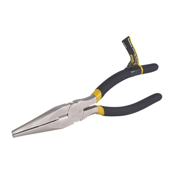 Protectionpro 8 in. Drop Forged Carbon Steel Long Nose Plier - PR716571