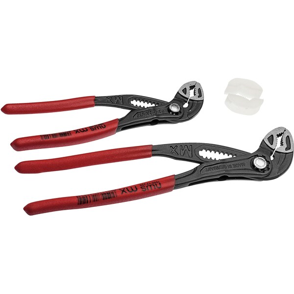Nws Water Pump Plier Maxi MX 2 PC Set 7 in. & 10 in. w/Plastic Jaws - 743