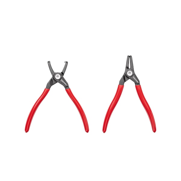 Tekton 7 Inch 90-Degree Internal and External Retaining Ring Pliers Set, 2-Piece 0.070 in. Tips - PRR90004