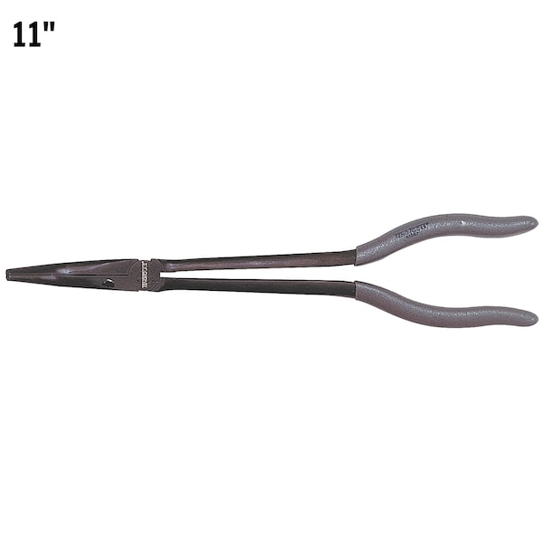 Teng Tools AT097 11" 45° Bent Slim Jaw Long Reach Pliers - AT097