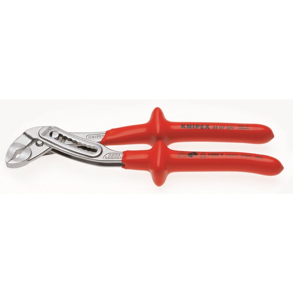Knipex Water Pump Pliers, 10" 1000V Insulated - 88 07 250