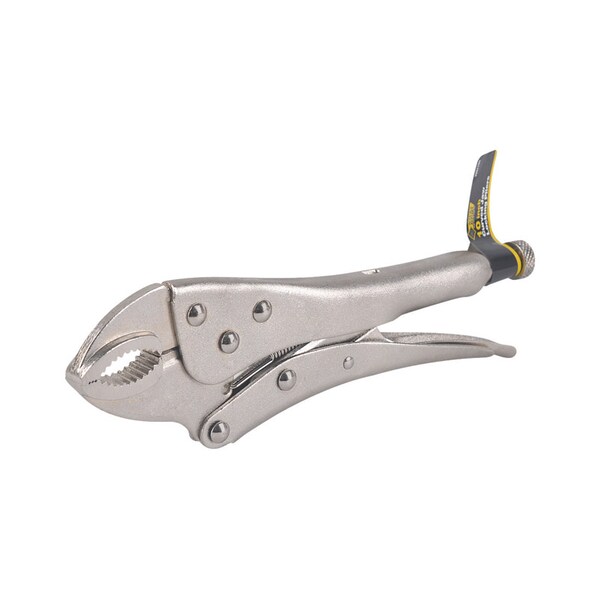 Steel Grip Steel Grip 10 in. Drop Forged Steel Curved Locking Pliers - 2251189
