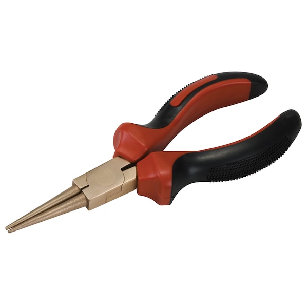Cs Unitec Non Sparking Plier, Round Nose, 150mm (6in), Aluminum Bronze - EX607-6A