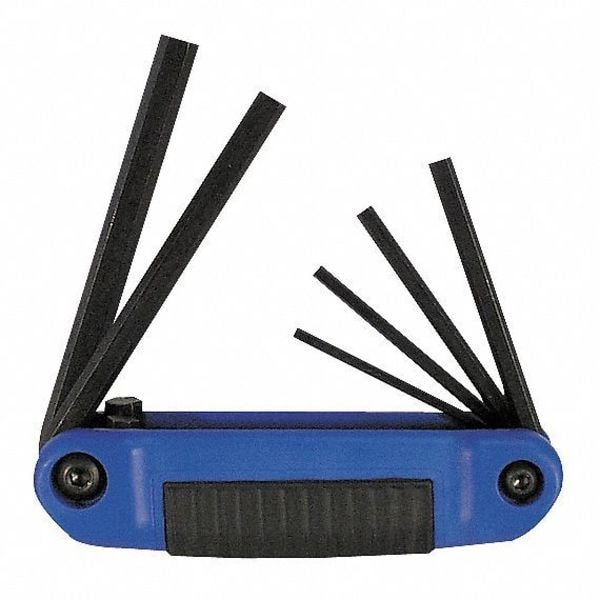 Eklind 6 Piece Metric Fold-Up Hex Key Set, 25161 - 25161