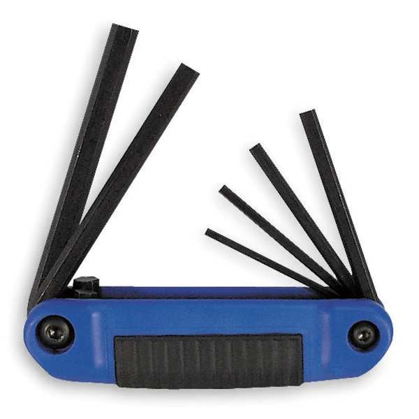 Eklind 6 Piece Metric Fold-Up Hex Key Set, 25161 - 25161