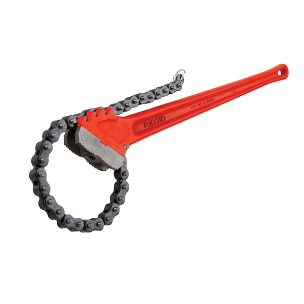 Ridgid Chain Wrench, 7 1/2 in Outside Dia, 29 in Chain L, 36 in Handle L, Alloy Steel - 31330