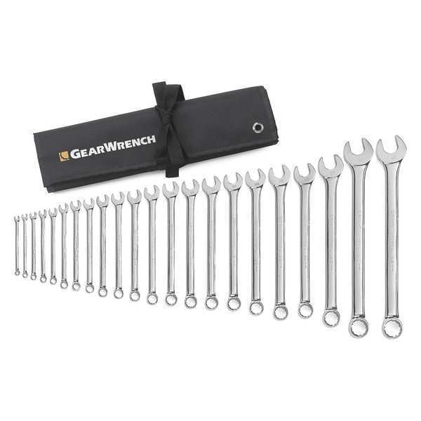 Gearwrench 22 Piece 12 Point Long Pattern Combination Metric Wrench Set - 81916