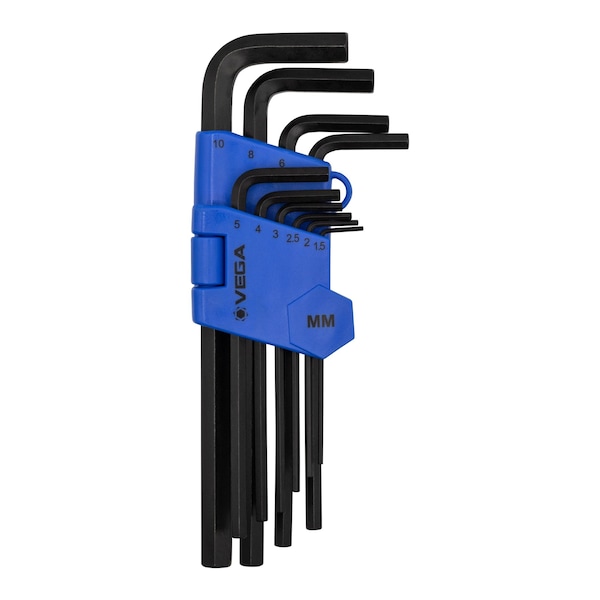Vega Hex L-Key Set - Metric (Long), 10 pieces - HL10AM