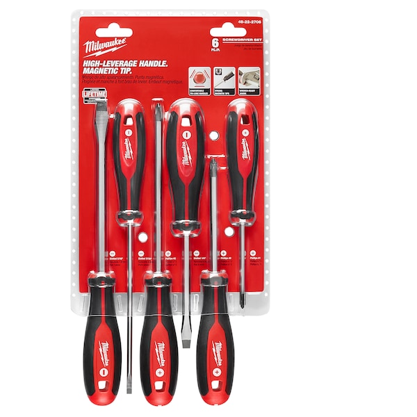 Milwaukee Tool 6 pc. Tri-Lobe Screwdriver Set - 48-22-2706