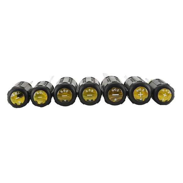 Klein Tools Screwdriver Set, General Purpose, Slotted and Phillips Tip, Steel Shank, Ergonomic Grip, 7-Piece - 85076