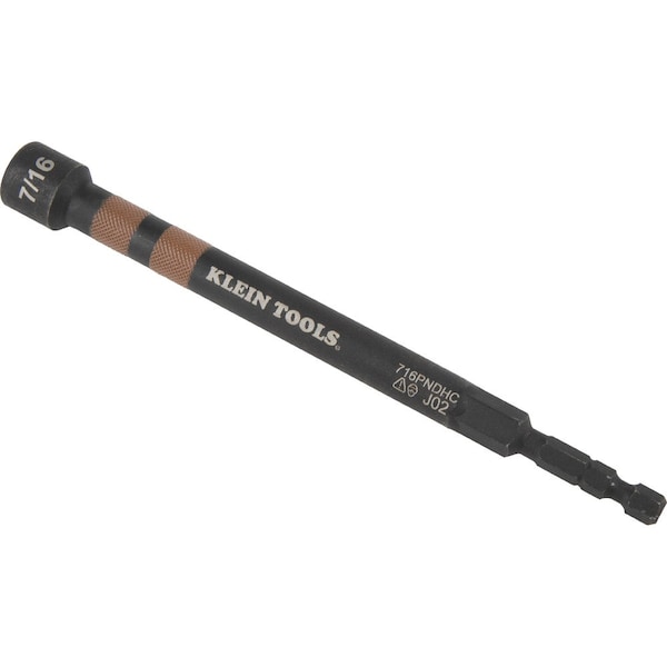 Klein Tools Hollow Magnetic Color-Coded Ratcheting Power Nut Driver, Six Sizes, 7-Piece - 32950