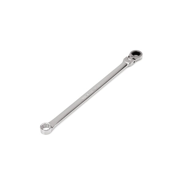 Tekton 15 mm Long Fixed/Flex Head 12-Point Ratcheting Box End Wrench - WRB35415