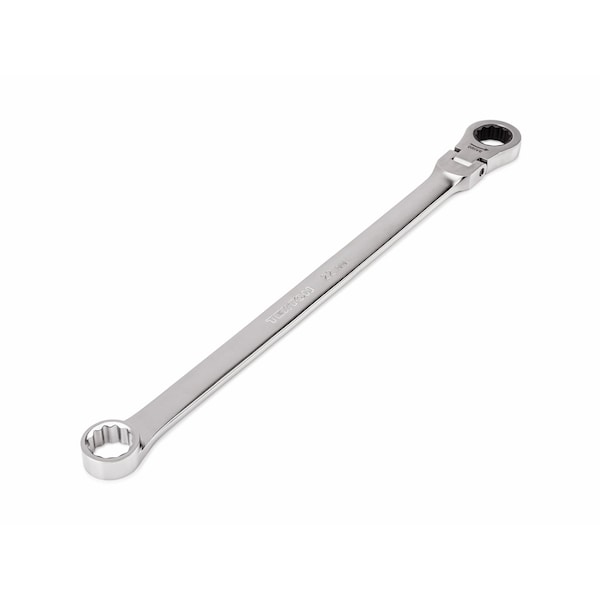 Tekton 22 mm Long Fixed/Flex Head 12-Point Ratcheting Box End Wrench - WRB35422