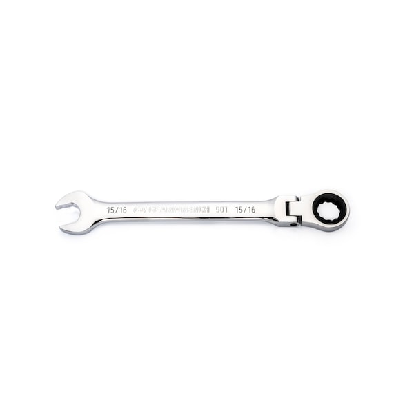 Gearwrench 15/16" 90-Tooth 12 Point Flex Head Ratcheting Combination Wrench - 86752