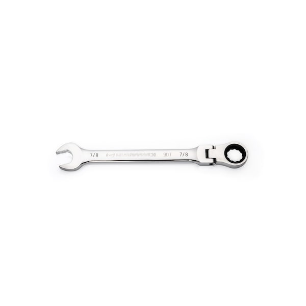 Gearwrench 7/8" 90-Tooth 12 Point Flex Head Ratcheting Combination Wrench - 86751