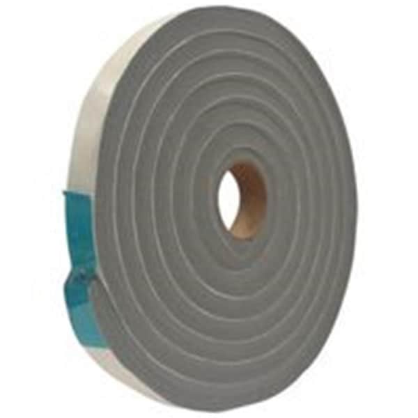 Thermwell Products 3781093 0.75 pulg. x 10 ft. Cinta de Espuma de Vinilo; Gris - 3781093