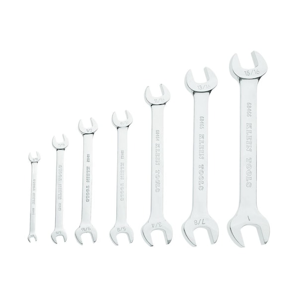 Klein Tools Open-End Wrench Set, 7-Piece - 68452
