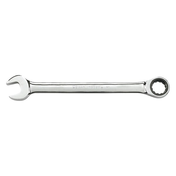 Gearwrench GEARWRENCH 11/16 in. X 11/16 in. 12 Point SAE Ratcheting Combination Wrench 8.878 in. L 1 pc - 9022