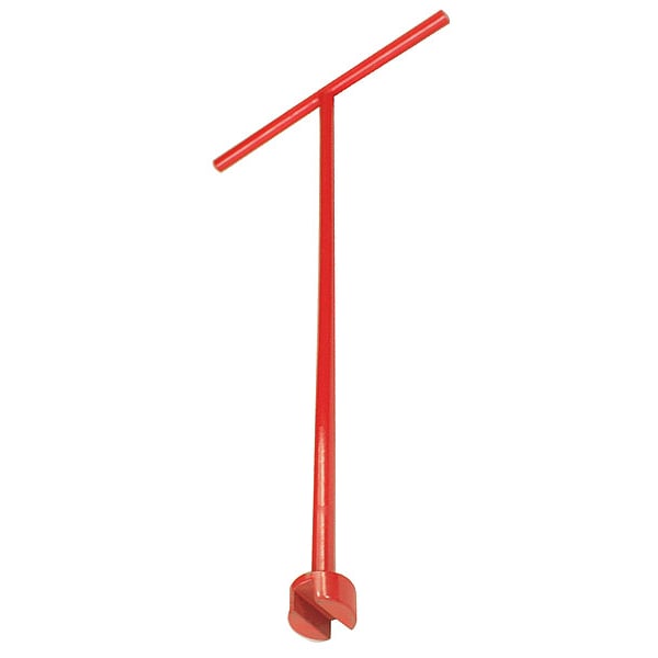 Westward Meter Key, 32 in., Steel, Powder-Coated - 31MJ72