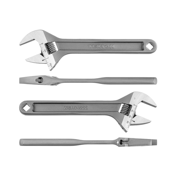 Tekton 9'' Wide-Jaw Adjustable Wrench, 1-1/2'' Capacity - WSA04222