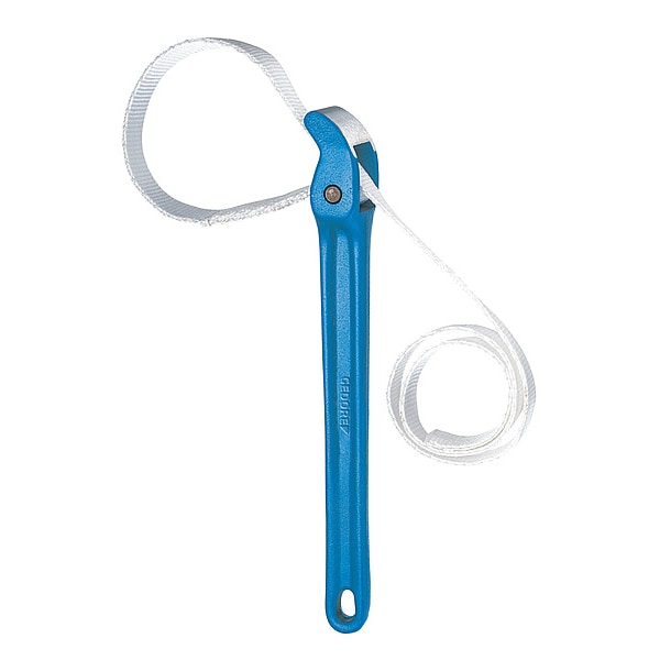 Gedore Strap and Fittings Wrench, 12" L Handle - 126008