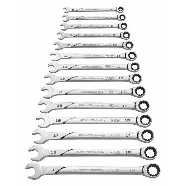 Gearwrench 14 Piece 120XP Universal Spline XL Ratcheting Combination Metric Wrench Set - 86426