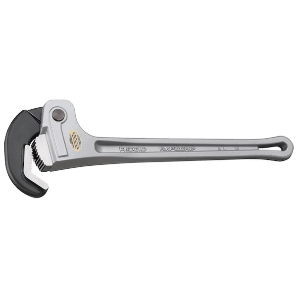 Ridgid 14" Aluminum RapidGrip Wrench, 2" Pipe Capacity, 1-1/2" Fittings Capacity - 12693