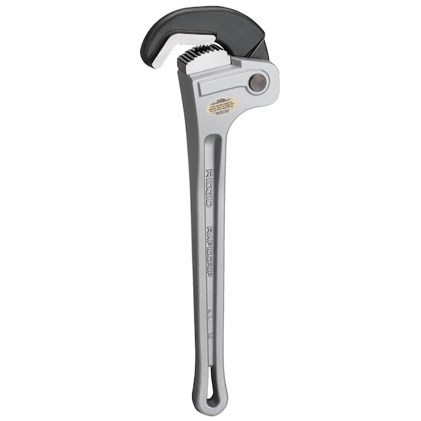 Ridgid 14" Aluminum RapidGrip Wrench, 2" Pipe Capacity, 1-1/2" Fittings Capacity - 12693