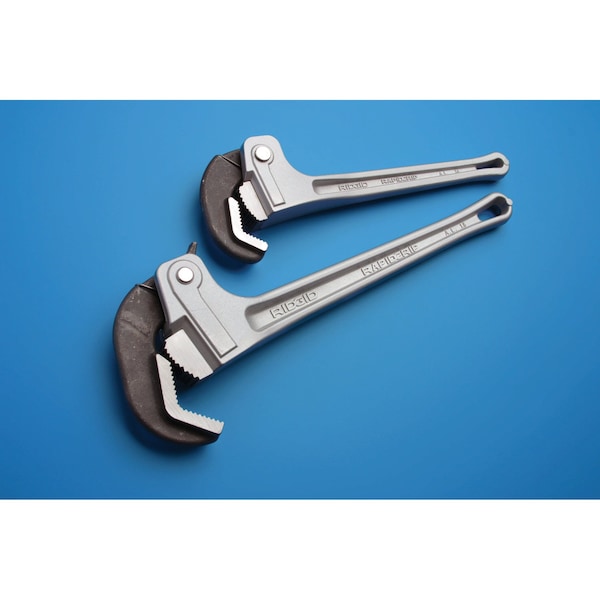 Ridgid 14" Aluminum RapidGrip Wrench, 2" Pipe Capacity, 1-1/2" Fittings Capacity - 12693