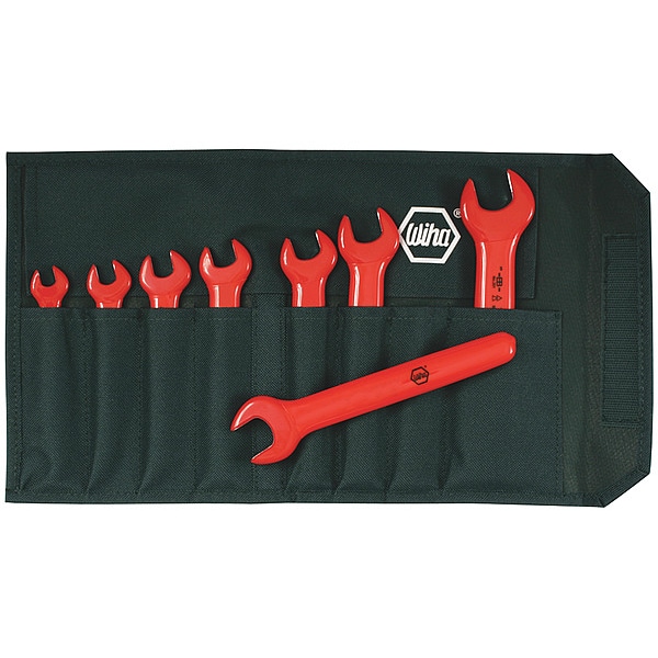 Wiha Ins Open End Wrench Set, 5/16-3/4 in., 8Pc - 20192