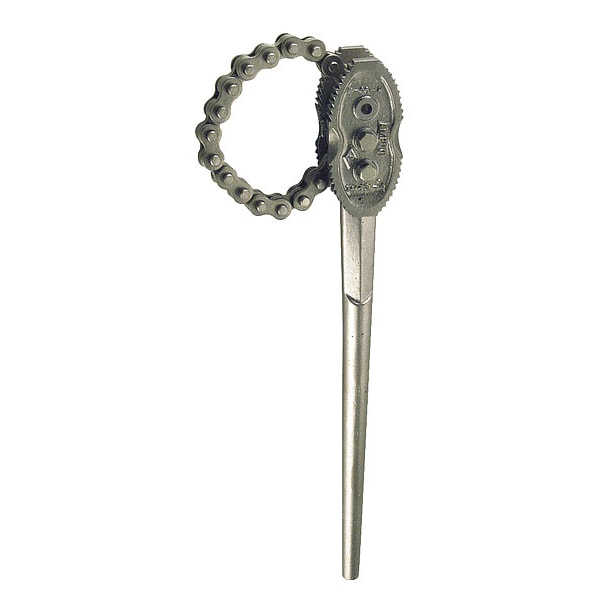Ampco Safety Tools Chain Wrench, Pipe Cap. 1/8 to 1-1/2 in. - W-60