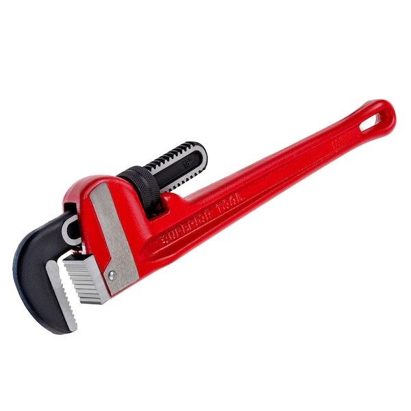 Superior Tool Superior Tool Pro-Line 2-1/2 in. Heavy Duty Pipe Wrench Red 1 pc - 2818