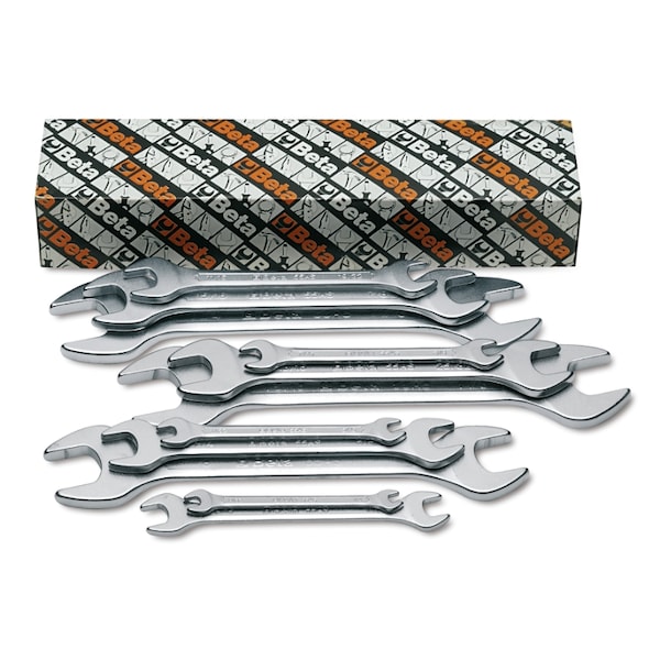 Beta 55 Series Set of 5 Double End Open End Wrenches, SAE - 000550290