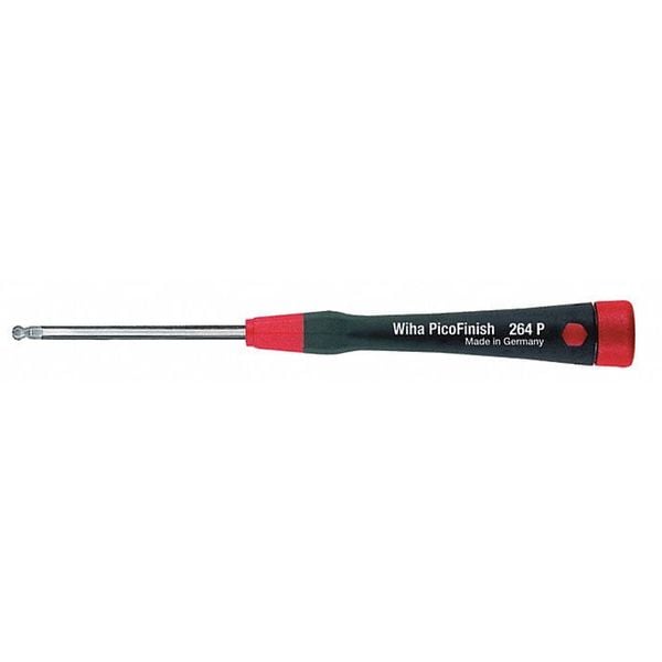 Wiha SAE Tactile Pico Grip Ball Hex Key, 7/64" Tip Size - 26461