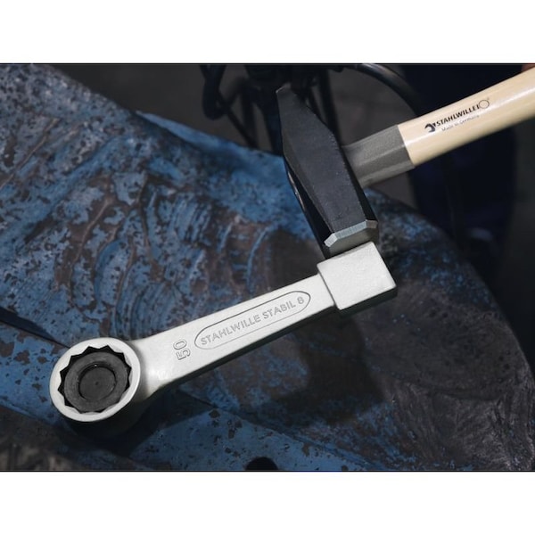 Stahlwille Tools Striking face ring Wrench Size 90 mm L.445 mm - 42010090