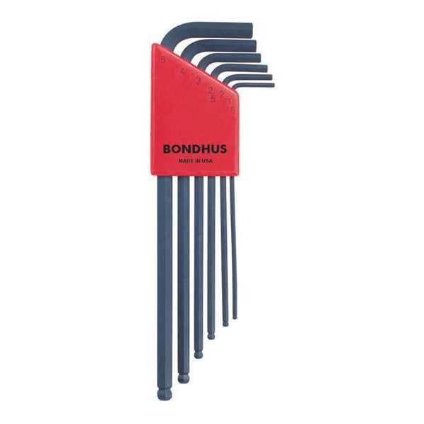 Bondhus 6 Piece Metric L-Shape Hex Key Set, 10946 - 10946