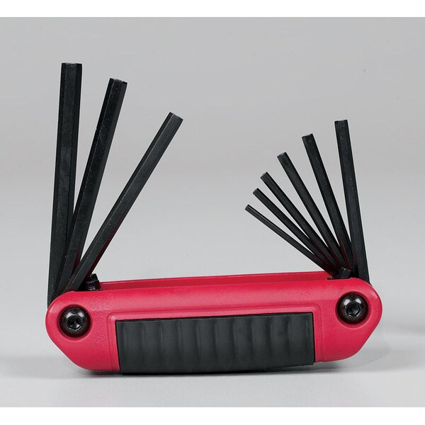 Eklind Eklind 5/64 to 1/4 in. SAE Ergo Fold Hex Key Set 9 pc - 25911