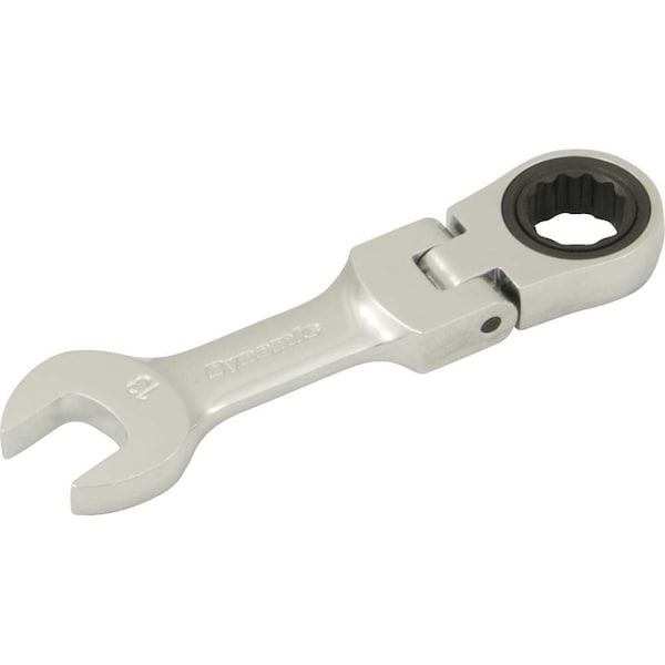 Dynamic Tools 13mm Stubby Flex Head Ratcheting Wrench - D076313