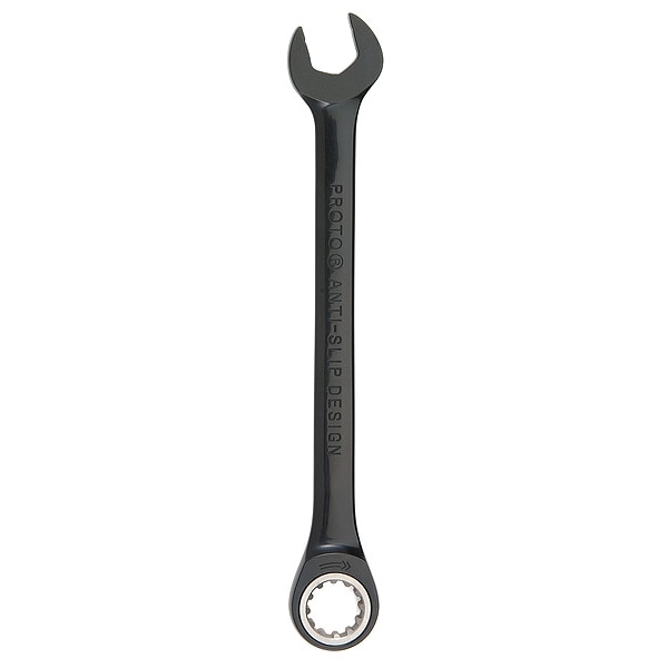Proto Black Chrome Combo Non-Reversible Ratcheting Wrench 8 mm-Spline - JSCRM08