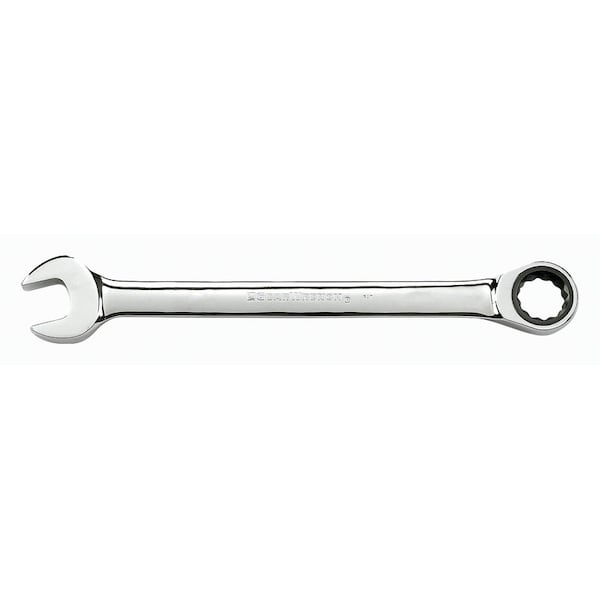 Gearwrench GEARWRENCH 7/16 inch in. X 7/16 inch in. 12 Point SAE Ratcheting Combination Wrench 6.508 in. L 1 pc - 9014