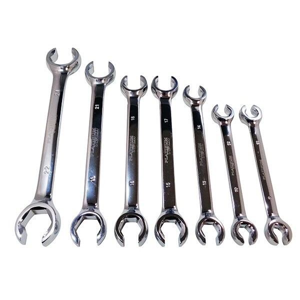 Atd Tools ATD 7-Piece Metric Flare Nut Wrench Set - 99710