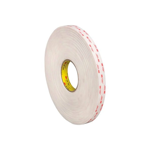 Empaque en caja 3M„¢ Cinta adhesiva de espuma acrílica VHB„¢ de doble cara 4945 3/4" x 5 yds. 45 mil blanco - VHB494534R