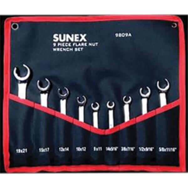Gourmetgalley Flare Nut Wrench Set - 9 Piece - GO3653047