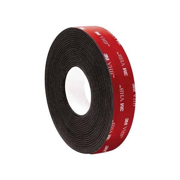 Cinta 3M VHB negra de 1'' x 5 yds - VHB596201R